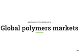 Global and local petrochemical markets — Article 1