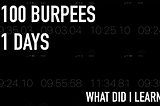 3100 Burpees 31 Days