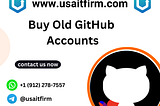 Buy Old GitHub Accounts