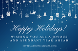 Happy Holidays from Phone-Gizmos!