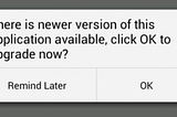 Force your users to update your Android App