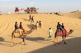 Desert Trek in Rajasthan by Sunita Rajendra
