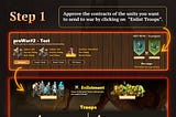 War "The first conflict" process and schedule in APWARS.