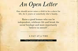 An Open Letter