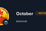 Road to OSCP: HTB Series: OCTOBER Writeup