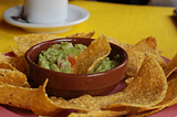 Tortilla Chips and Guacamole