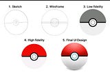 From Sketch to Final UI: The Evolution of Design Illustrated Through a Poké Ball