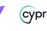 The logos for Vite and Cypress