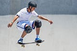 The U.S. Skater in Golden Goose Sneakers wins a bronze medal