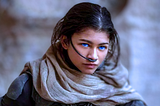 Zendaya as Chani in Dune: Part Two