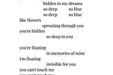 the song