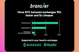 The fastest way to move crypto between exchanges