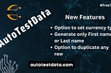 What’s New In AutoTestData?