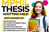 📚 MPhil Thesis Writing Help ✍