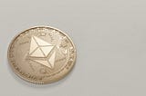 An imagined Ethereum cryptocurrency coin