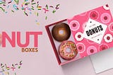 Custom Pink Donut Boxes Made With Quality Material in Texas, USA