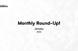 Monthly Round-up Jan. ‘24