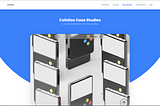 Case studies hero on cofolios.com
