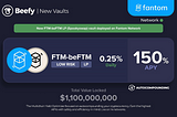 Beefy’s beFTM yields