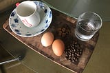 Egg Yolks for Creaming Coffee