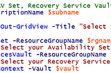 Restoration of Azure Virtual Machines within an Availability set using Recovery Services Vault