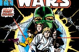 My first real contact with Star Wars was the Marvel comic book.