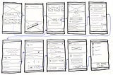 Deconstructing the user flow with wireframe