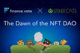 Stoner Cats x finance.vote: The dawn of the NFT DAO