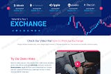Crypto Exchange Template for trading website