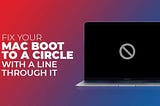 How to Fix Mac Boot to a Circle with a Line Through it?