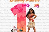 Birthday Princess Png, My 1st Birthday Png, Happy Birthday Png, Birthday Shirt Png, Birthday Sublimation Design, Gifts for Kids Png