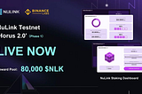 NuLink 2.0 Phase 1: HORUS 2.0 TESTNET (Reward Confirmed)