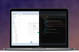 Screen showing design mockups in Figma versus code blocks for vibe coding in Anima