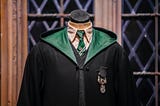 Figure 1: Harry Potter dress form with a black jacket (Unsplash, 2018).