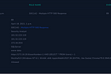 SOC142 — Multiple HTTP 500 Response Walkthrough