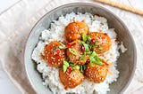 Korean Style Turkey Meatballs