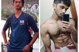 6-year transformation of the author from skinny fat to aesthetic and shredded