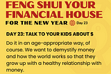Feng Shui Your Financial House — Day 23