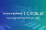 Cron AI and Anyverse join forces to improve LiDAR simulation accuracy