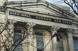 Front of City Hall, Hudson, NY