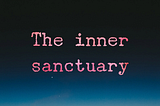 2 mindful minutes: The inner sanctuary