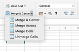 Merge dan Unmerge cell di MS.Excel