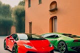 Lambo image created with DegenAI