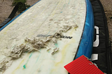 surfboard wax removing