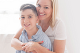 Hayley Winter with her son Ethan Fazli
