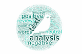 Word cloud of the sentiment analysis article on Wikipedia