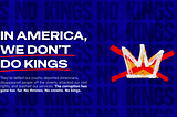 Screen capture of the banner for NoKings.org