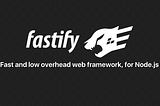 Learning NodeJs with Fastify Framework