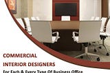 commercial interior designers