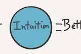 Numbers Vs Intuition— What you should go with